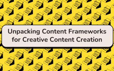 Unpacking Content Frameworks for Creative Content Creation